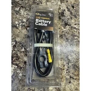 Deka 00803 Negative 32" Battery Cable, Top Post Terminal, 4-Gauge‎ (4-GA)